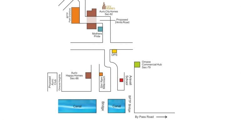 Auric-city-home-LocationMap